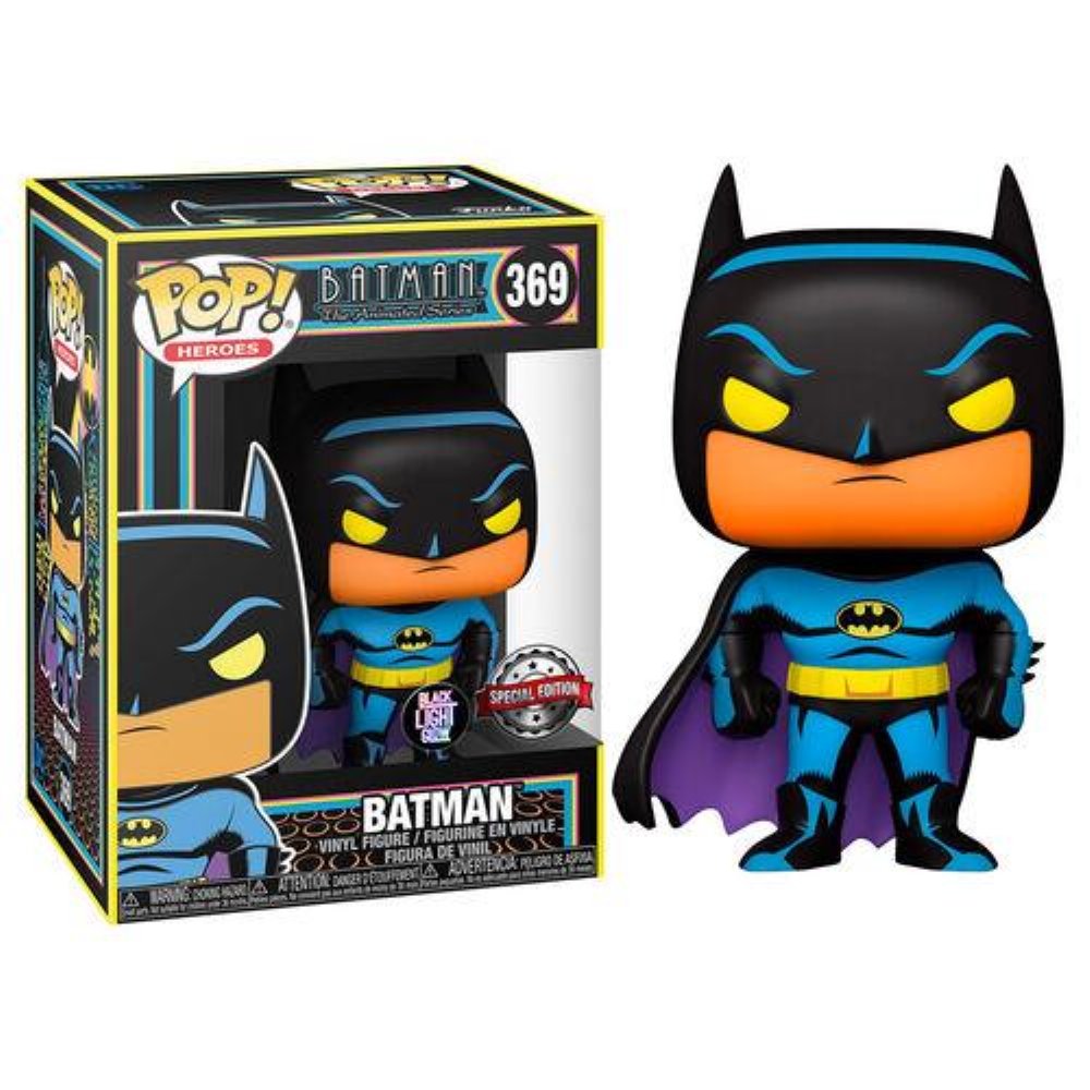 Φιγούρα Funko POP! DC Heroes – Batman (Black Light) #369 (Exclusive)
