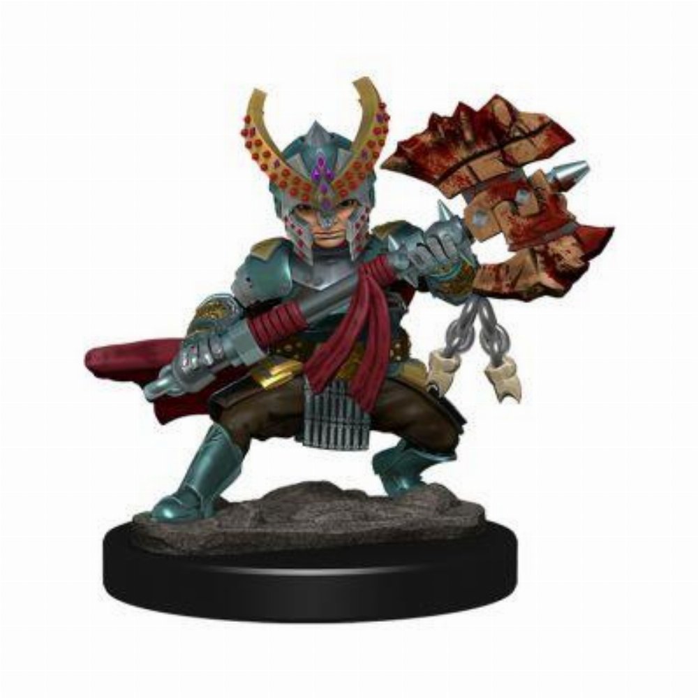 D&D Icons of the Realms Premium Miniature – Halfling Female Fighter
