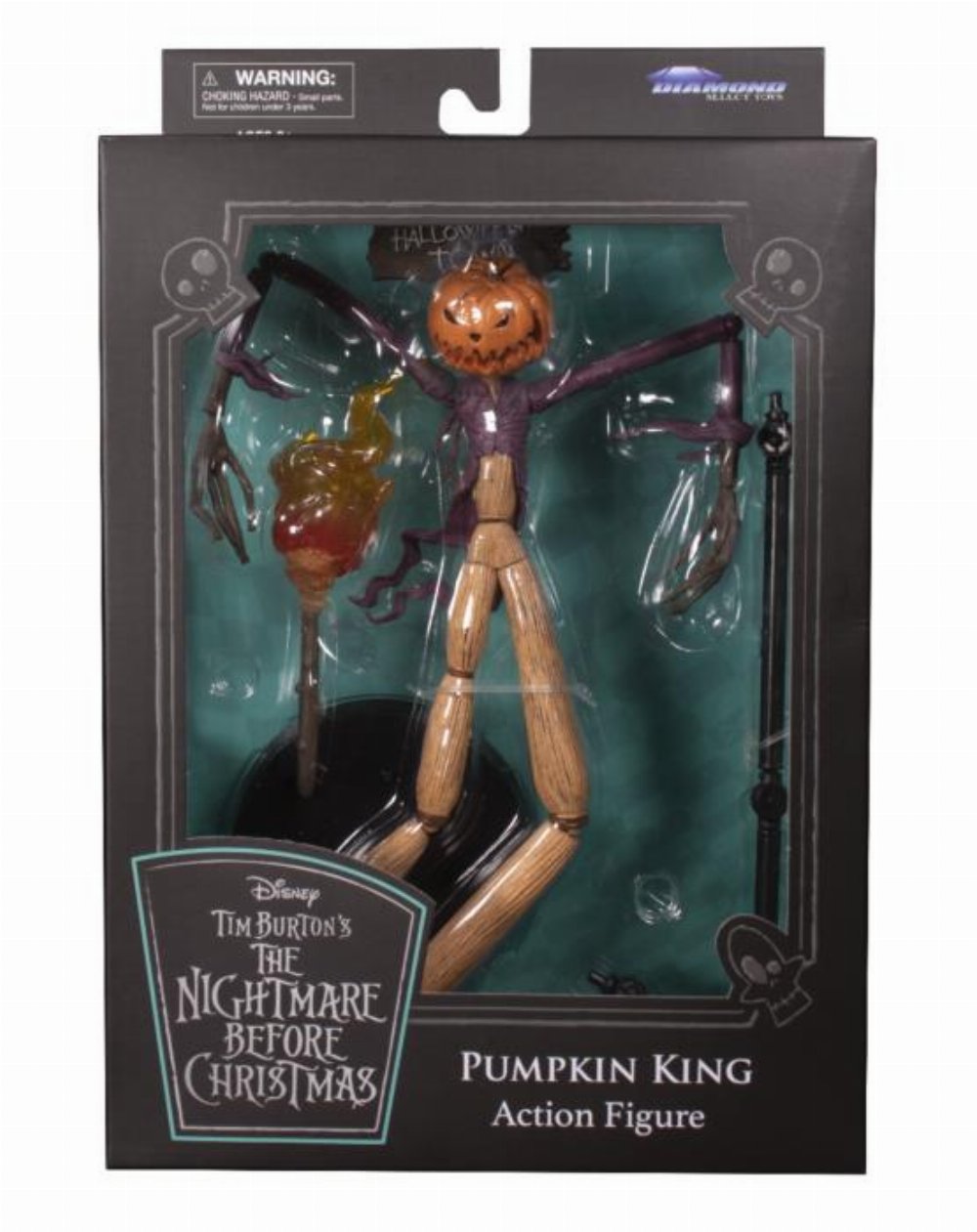 The Nightmare Before Christmas: Select – Pumpkin King Jack Φιγούρα Δράσης (20cm)