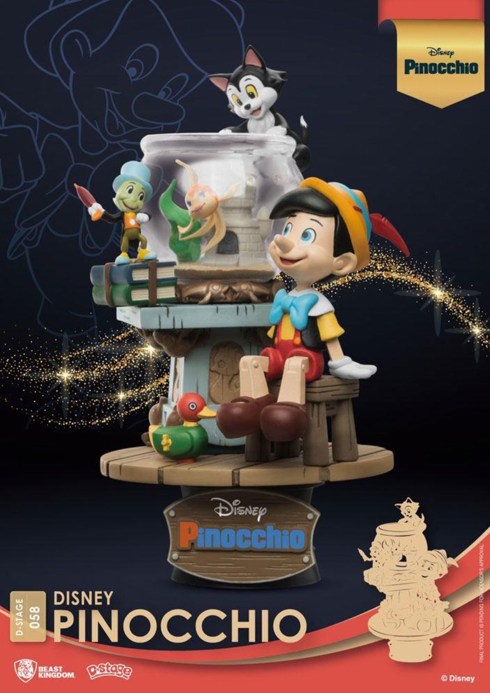 Disney Classic: D-Stage – Pinocchio Φιγούρα Αγαλματίδιο (15cm)