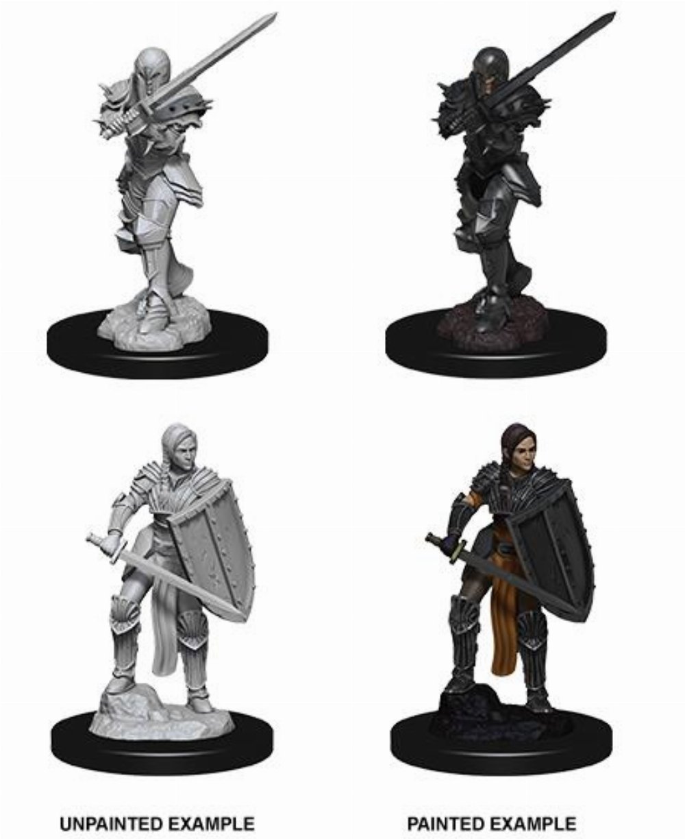 D&D Nolzur’s Marvelous Miniatures – 2x Human Female Fighter