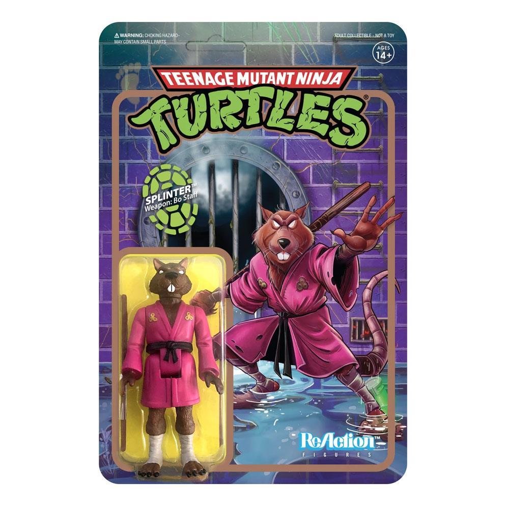 Φιγούρα Teenage Mutant Ninja Turtles: ReAction – Splinter Action Figure (10cm)