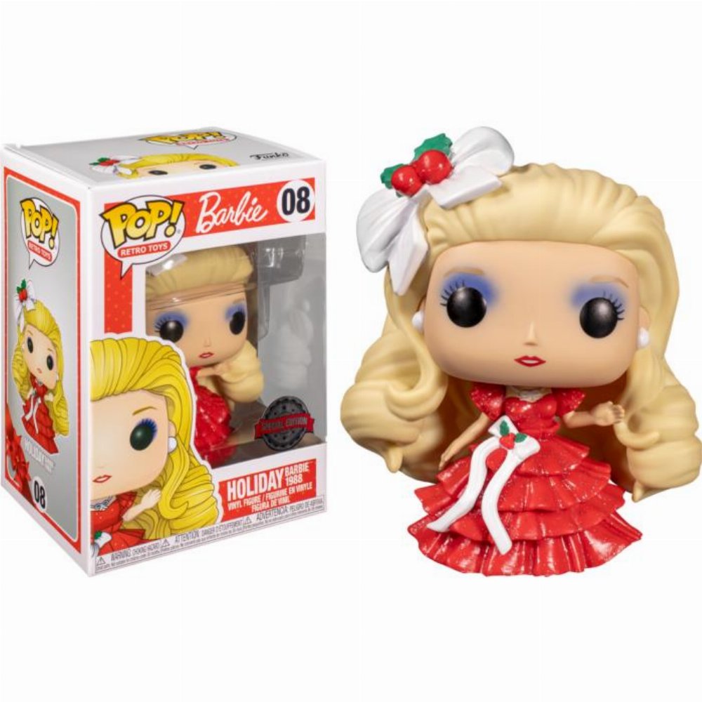 Φιγούρα Funko POP! Retro Toys: Barbie – Holiday Barbie 1988 #08 (Exclusive)