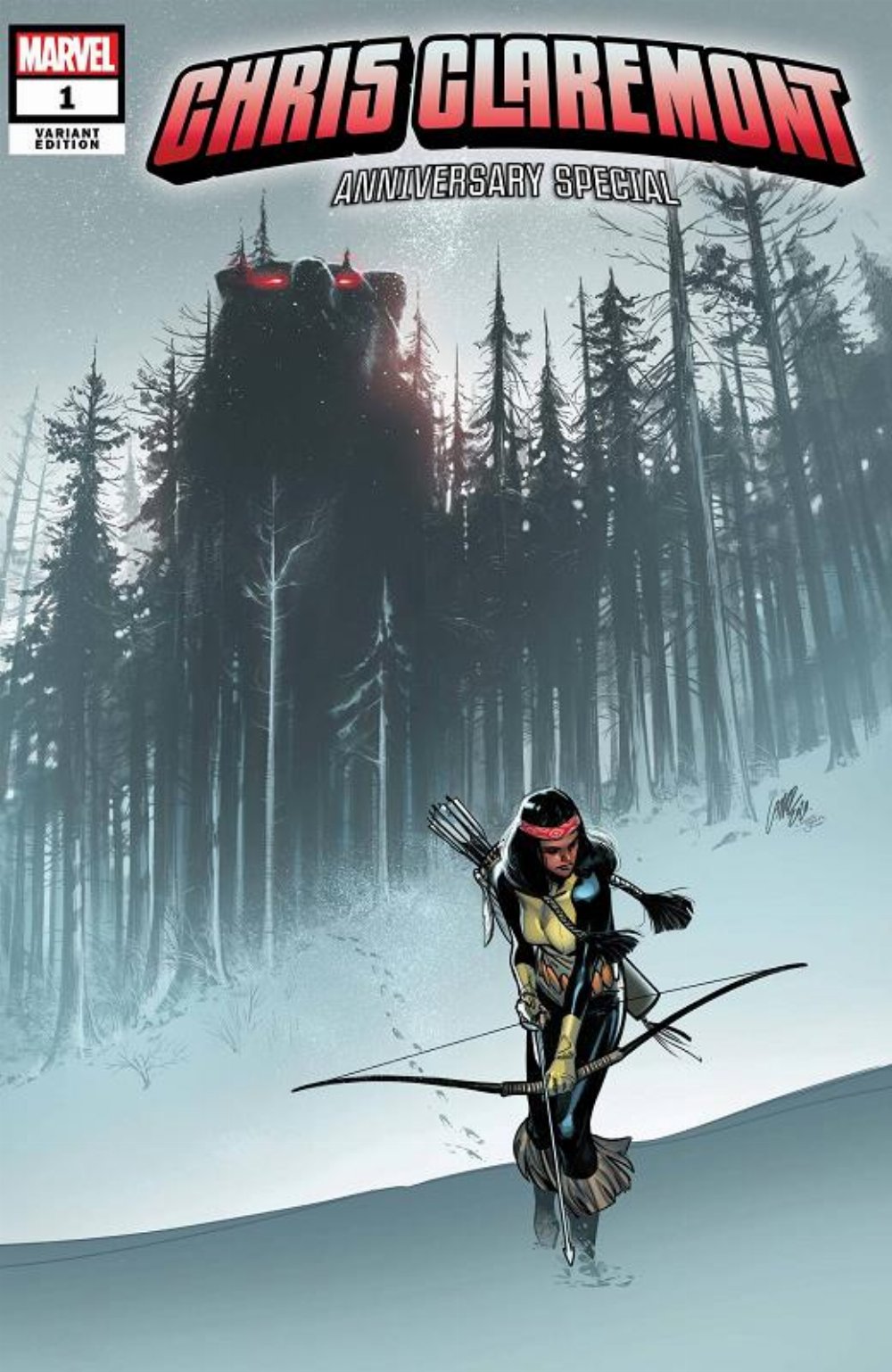 Chris Claremont Anniversary Special #1 Larraz Variant Cover