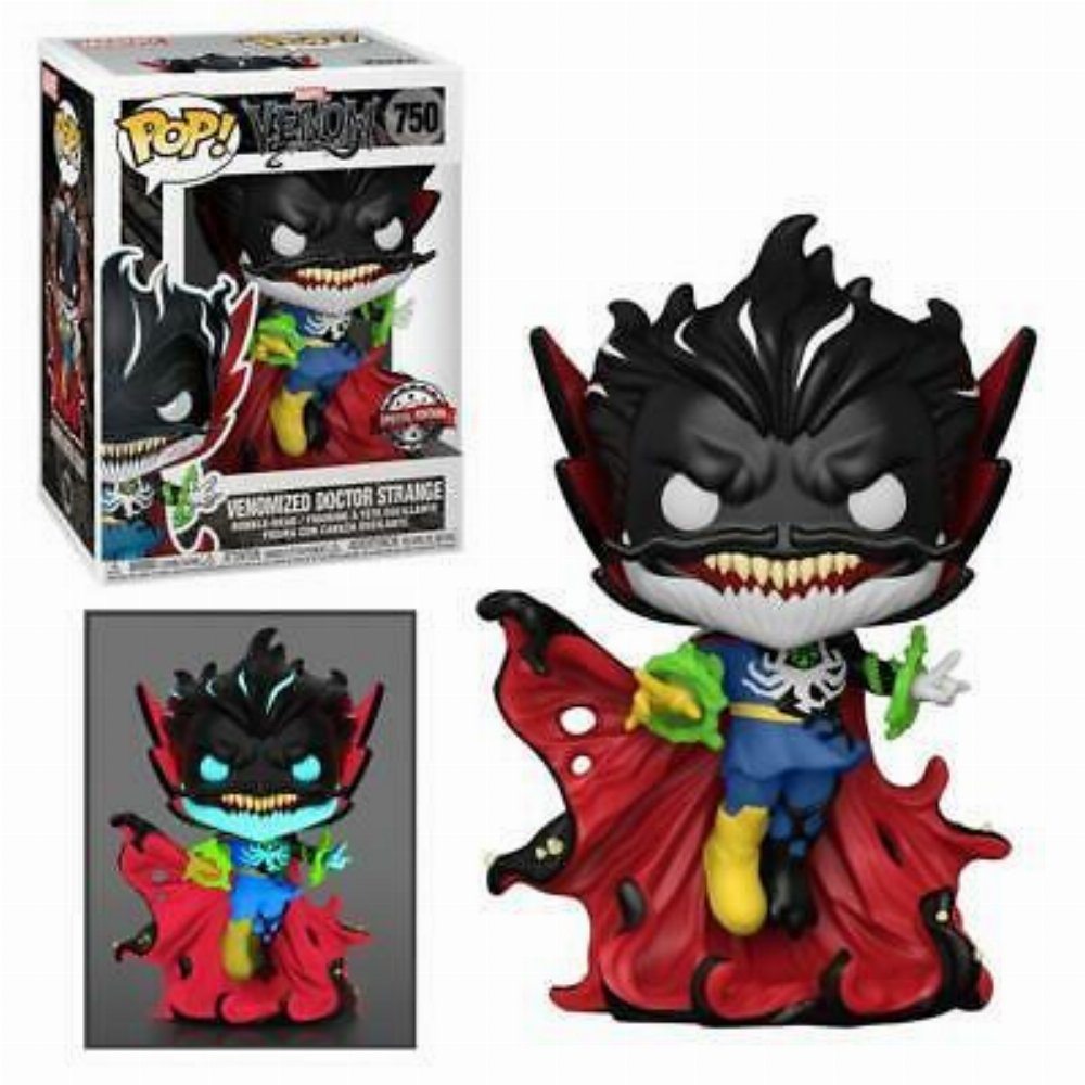 Φιγούρα Funko POP! Marvel – Venomized Doctor Strange with Energy (GITD) #750 (Exclusive)