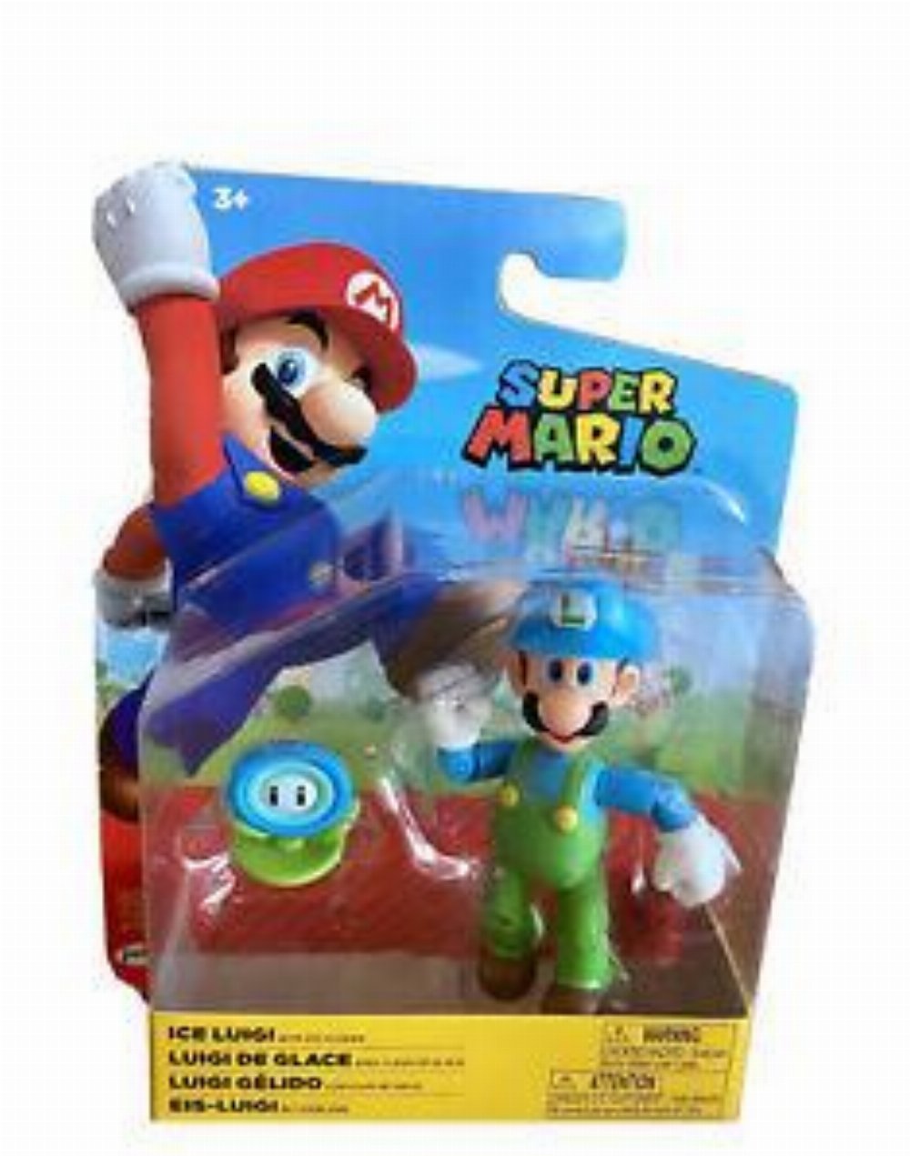 Φιγούρα Super Mario – Ice Luigi Action Figure (10cm)