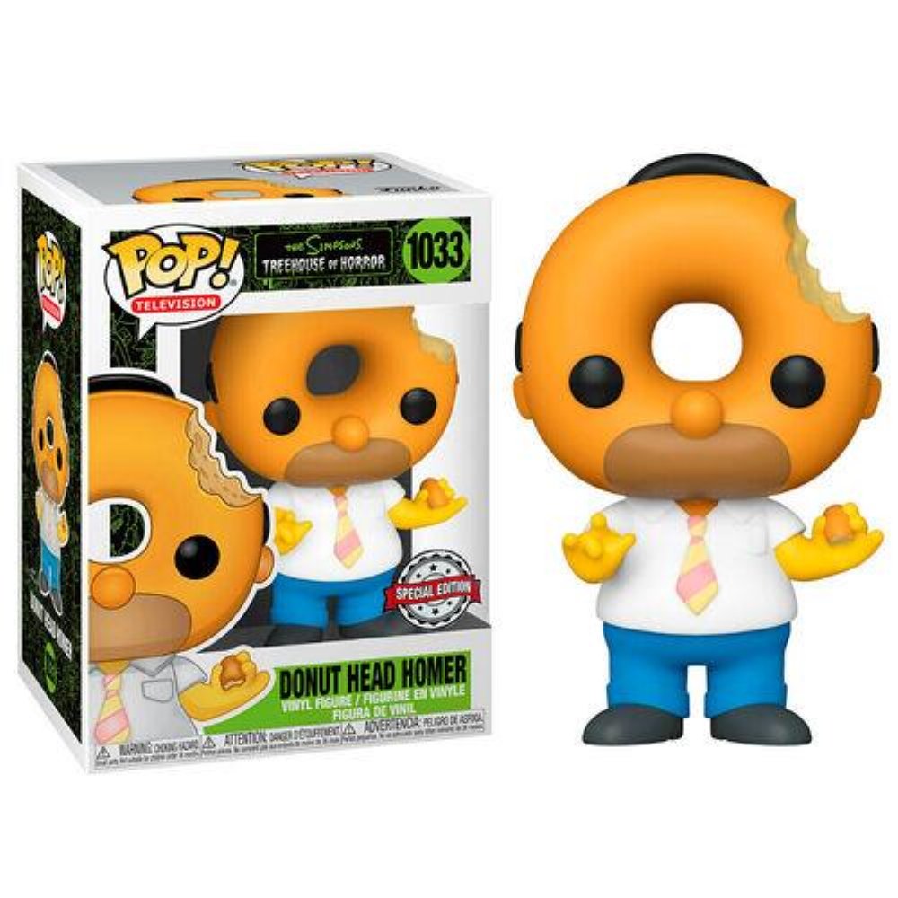 Φιγούρα Funko POP! The Simpsons – Donut Head Homer #1033 (Exclusive)