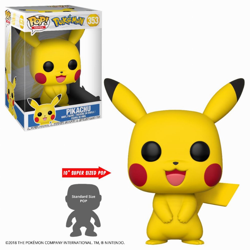 Φιγούρα Funko POP! Pokemon – Pikachu #353 Jumbosized