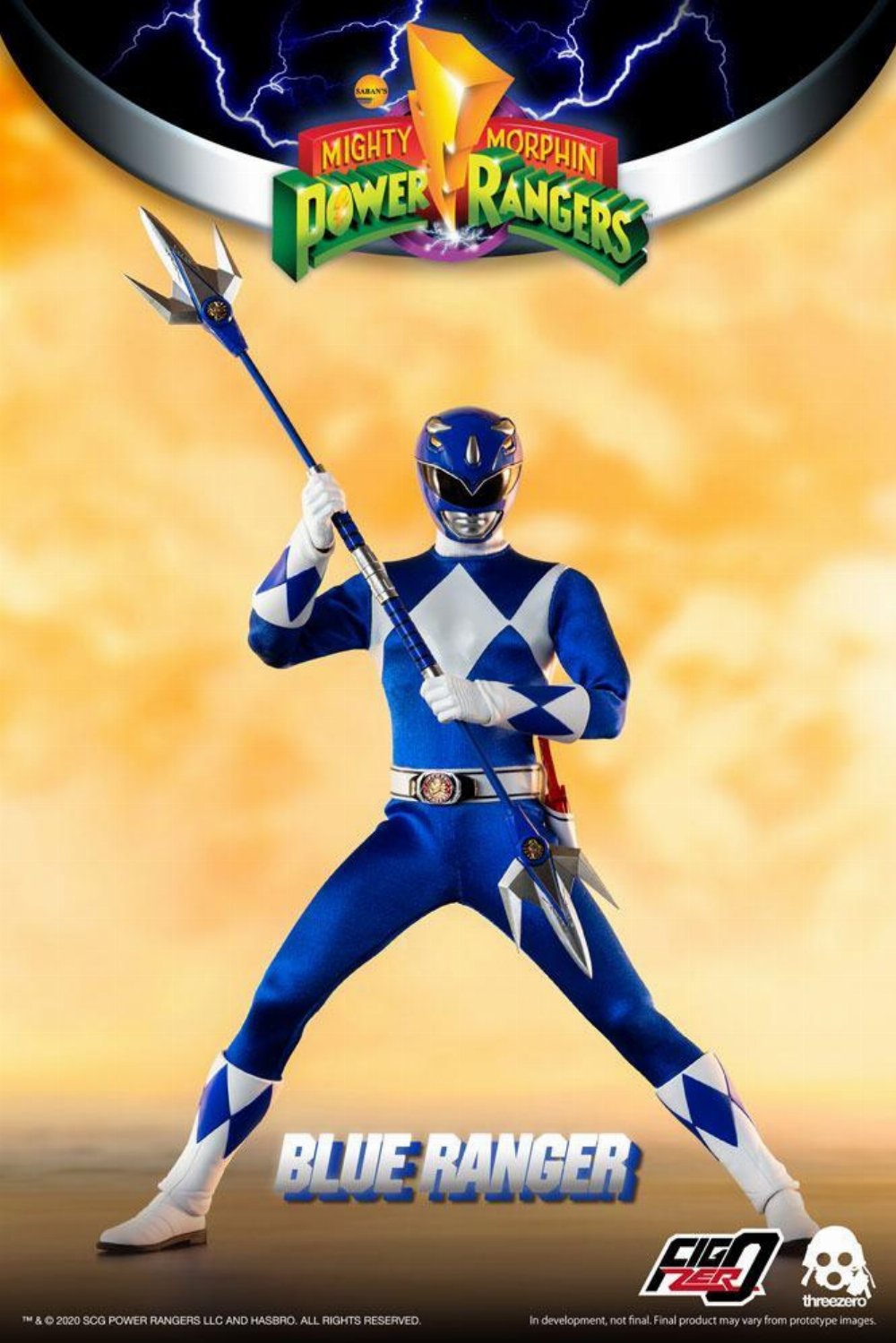 Φιγούρα Mighty Morphin Power Rangers: FigZero – Blue Ranger Action Figure (30cm)