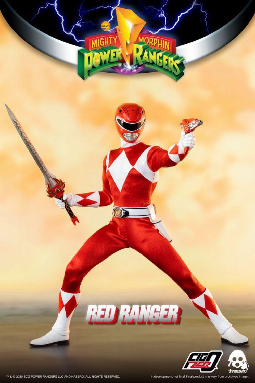 Φιγούρα Mighty Morphin Power Rangers: FigZero – Red Ranger Φιγούρα Δράσης (30cm)