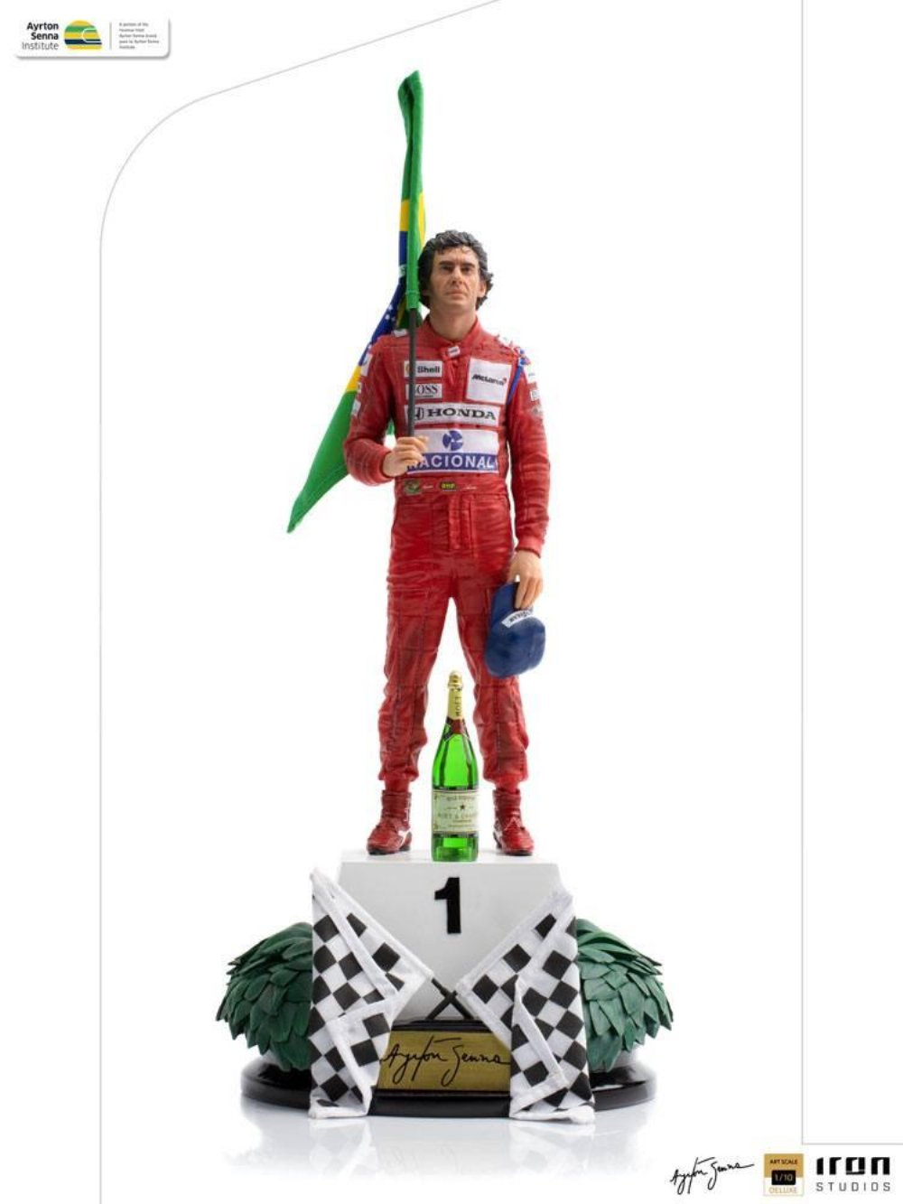 Ayrton Senna – Ayrton Senna (GP Brazil 1991) Φιγούρα Αγαλματίδιο (30cm)