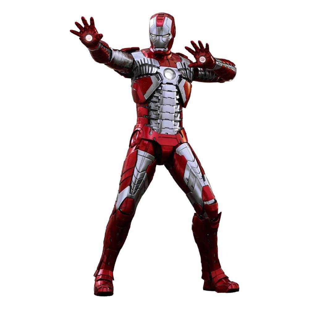 Iron Man 2: Hot Toys Masterpiece – Iron Man Mark V Diecast Φιγούρα Δράσης (32cm)