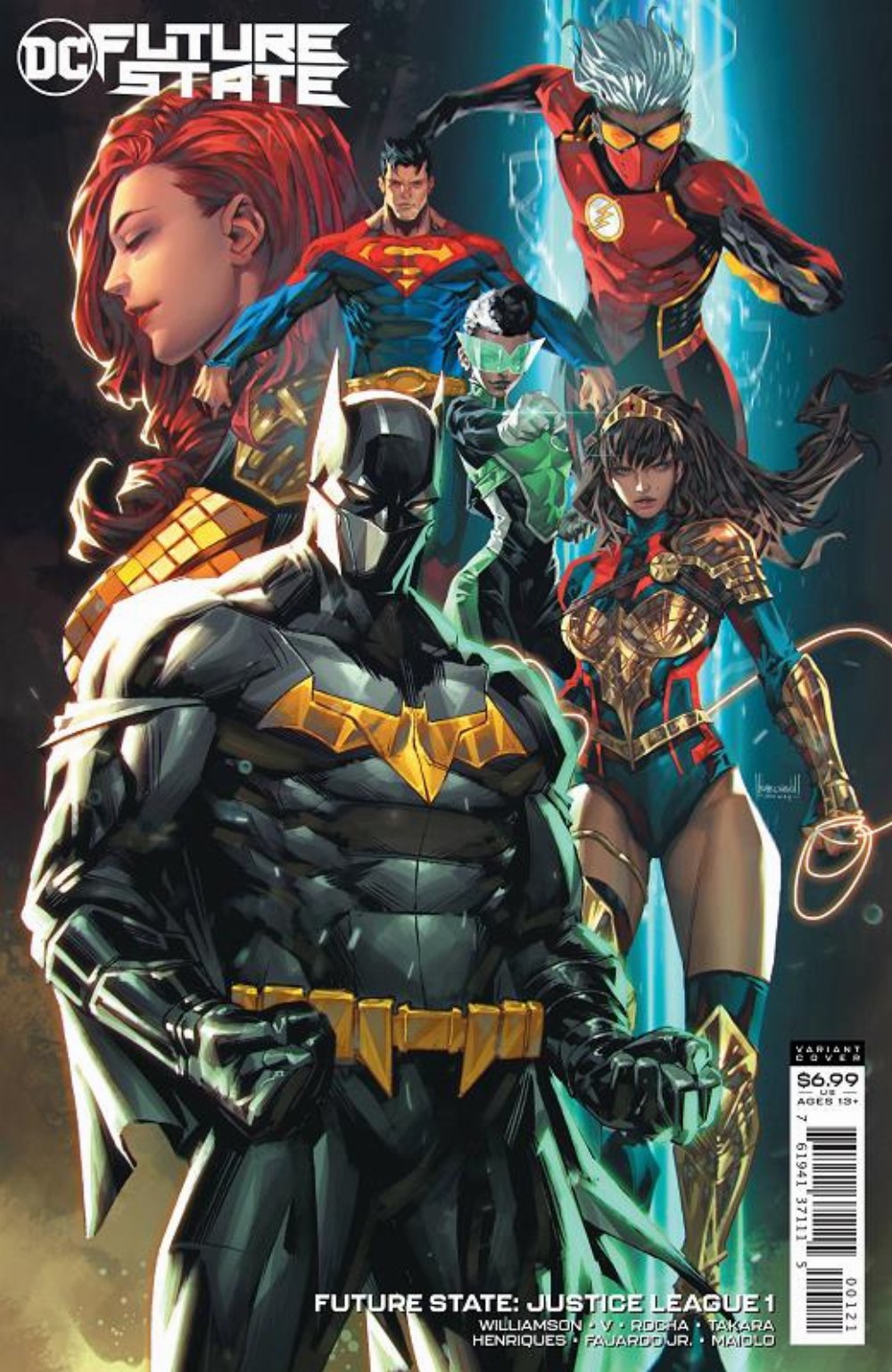 Future State – Justice League #1 Card Stock Variant Cover
