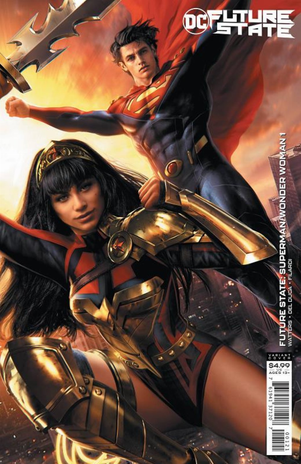 Τεύχος Κόμικ Future State – Superman Wonder Woman #1 Card Stock Variant Cover
