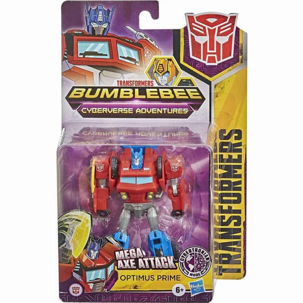Transformers – Optimus Prime (Mega Axe Attack) Action Figure (14cm)