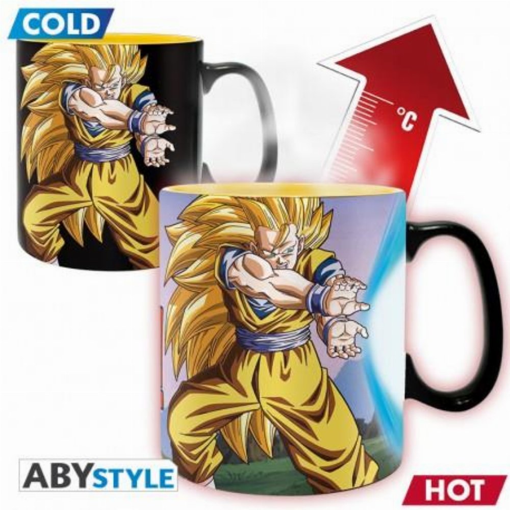 Heat Change Κεραμική Κούπα Dragon Ball – Super Saiyan 3 Goku 460ml