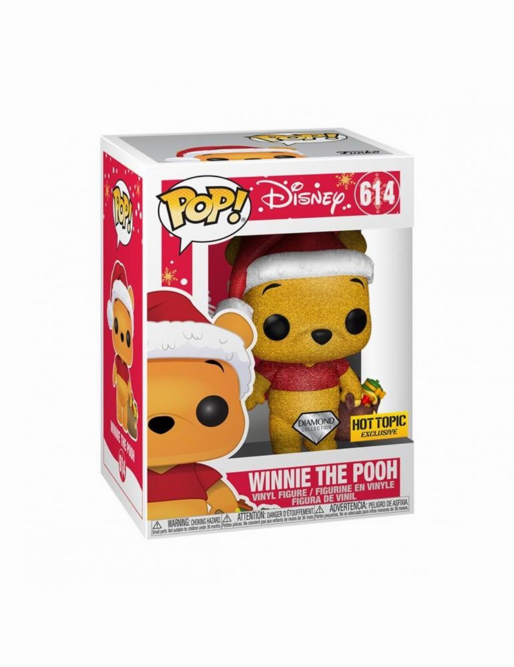 Φιγούρα Funko POP! Disney: Winnie the Pooh - Holiday Winnie (Diamond Collection) #614 (Exclusive)