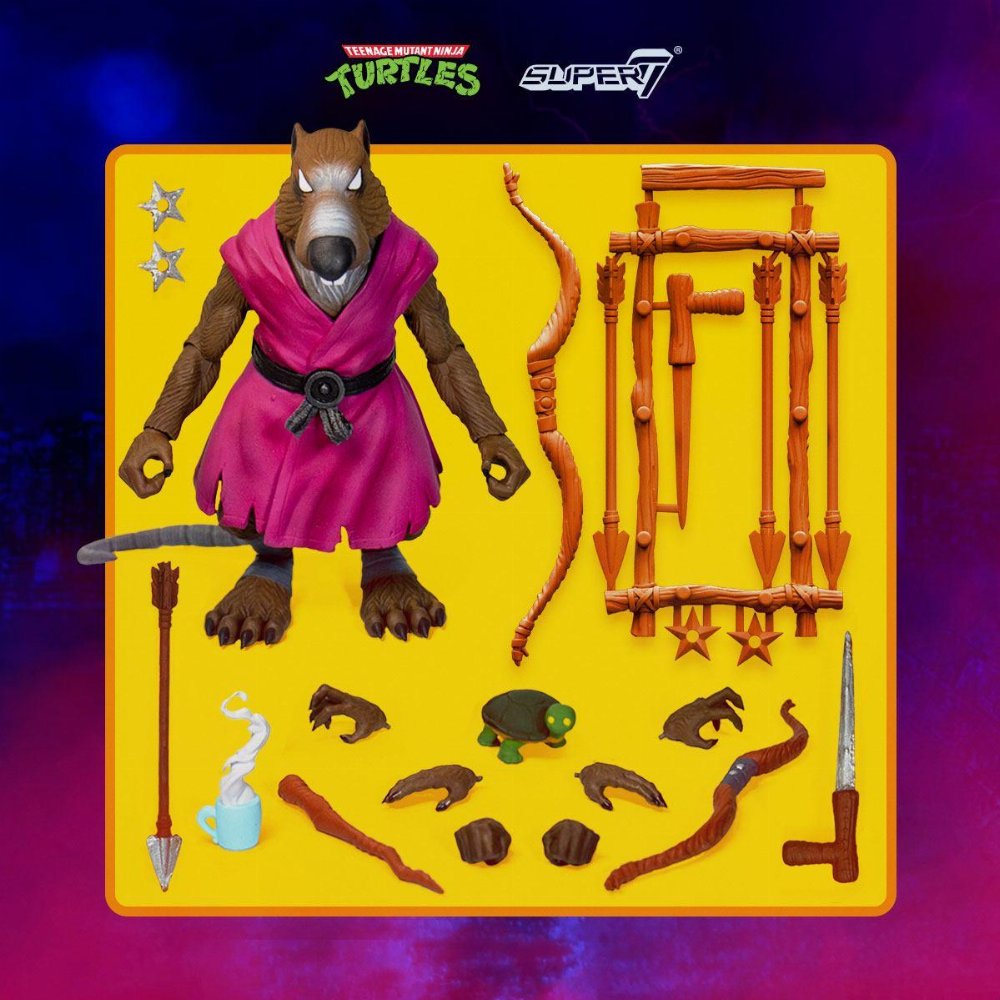 Teenage Mutant Ninja Turtles: Ultimates – Splinter Φιγούρα Δράσης (18cm)