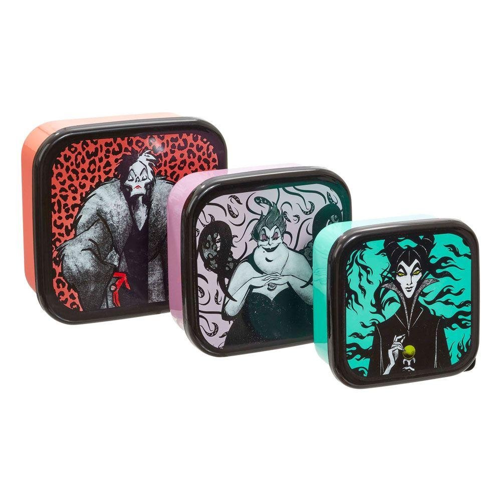Disney Villains – Plastic 3-Pack Storage Box