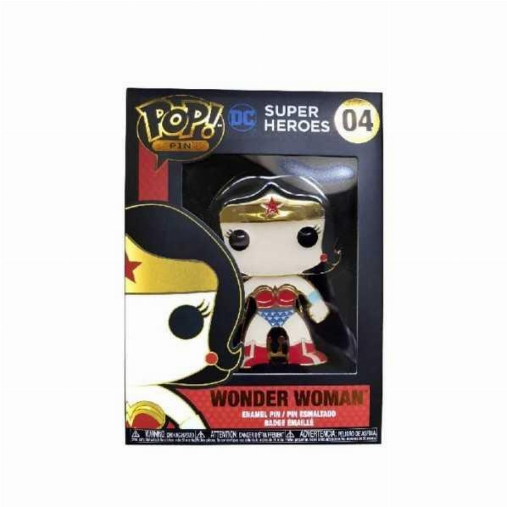 Funko POP! DC Heroes – Wonder Woman #04 Μεγάλη Μεταλλική Καρφίτσα