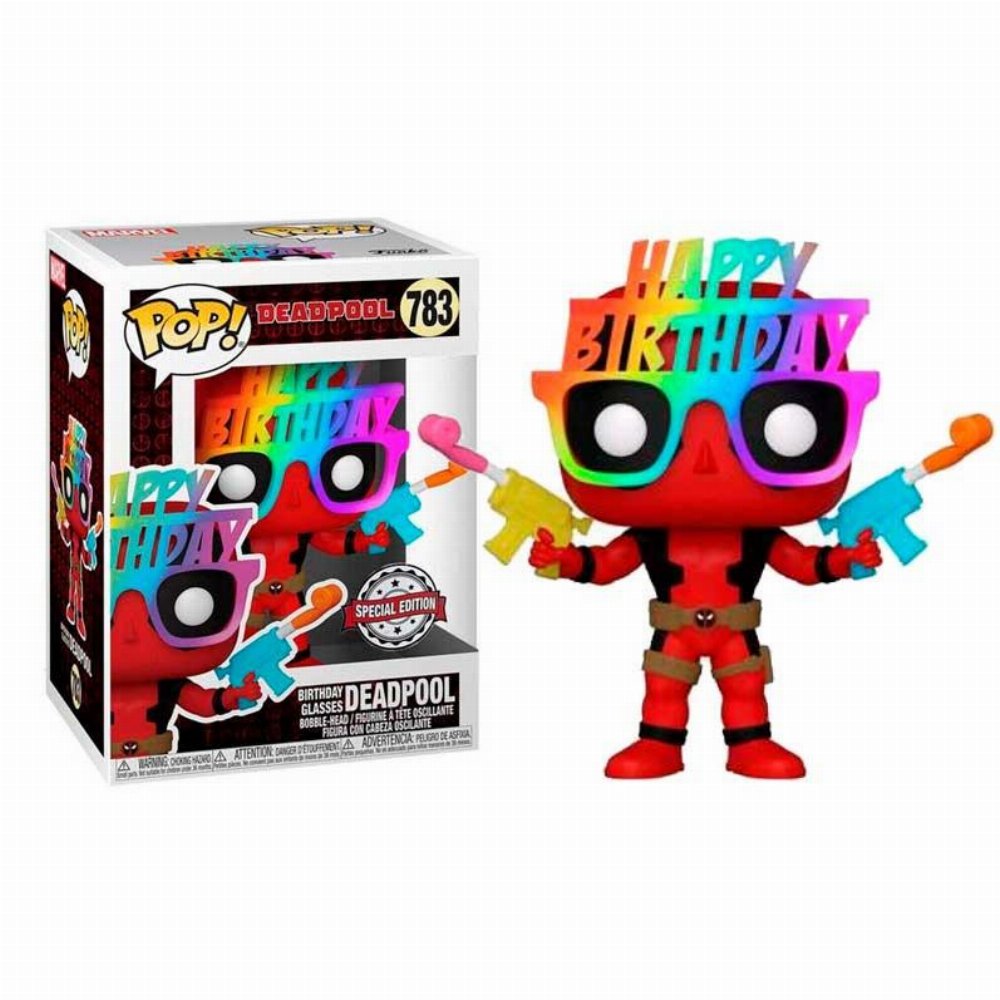Φιγούρα Funko POP! Marvel – Deadpool with Birthday Glasses #783 (Exclusive)