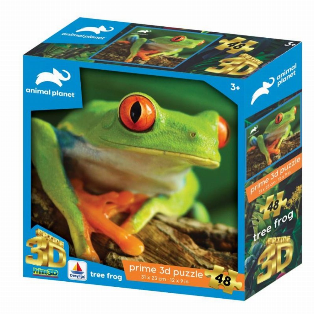 Παζλ Prime 3D 48 κομμάτια – Tree Frog