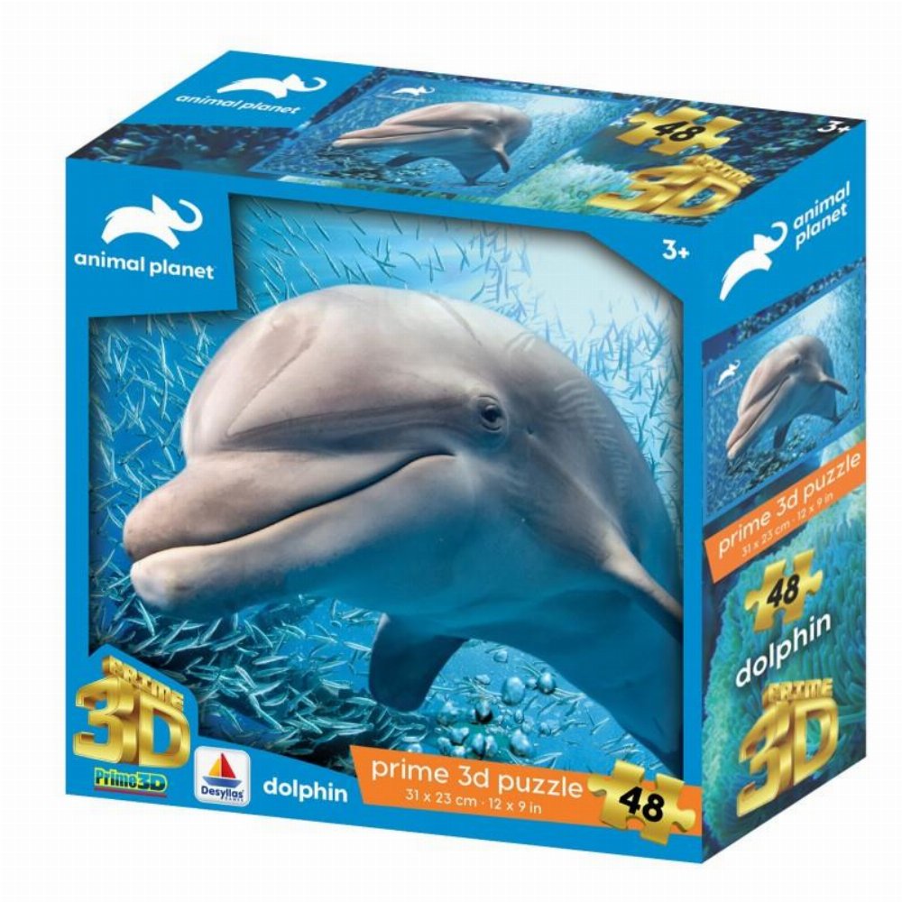 Puzzle Prime 3D 48 pieces – Dolphin