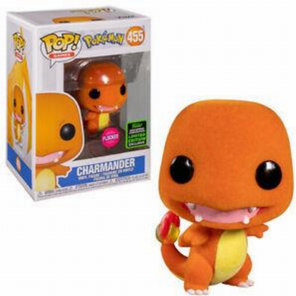 Φιγούρα Funko POP! Pokemon – Charmander (Flocked) #455 (WonderCon 2020 Exclusive)