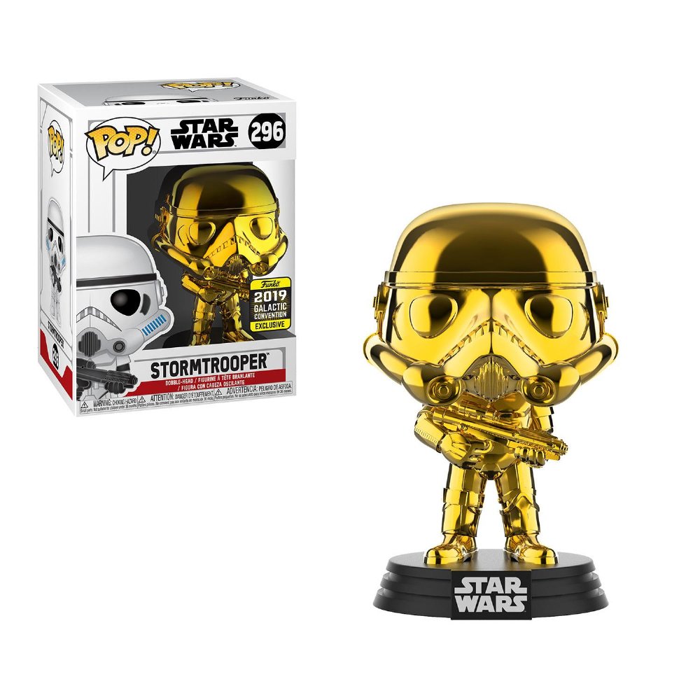 Φιγούρα Funko POP! Star Wars – Stormtrooper (Chrome) #296 (Galactic Convetion 2019 Exclusive)