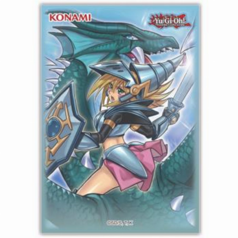 Yu-Gi-Oh! Konami Japanese Small Size Card Sleeves 50ct – Dark Magician Girl the Dragon Knight