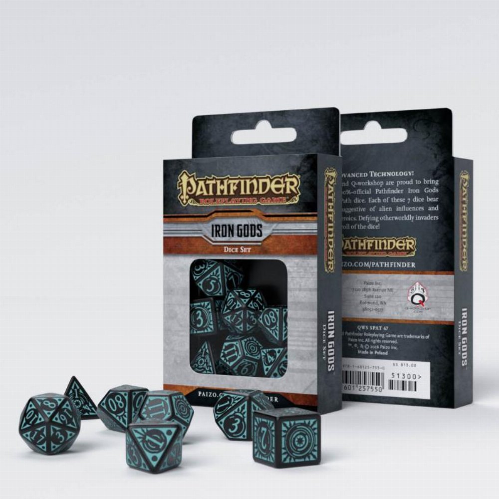 Σετ Ζάρια – Pathfinder: Iron Gods Dice Set