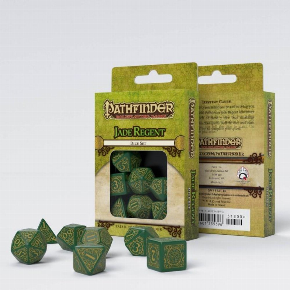 Σετ Ζάρια – Pathfinder: Jade Regent Dice Set