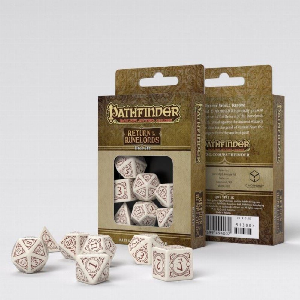Σετ Ζάρια – Pathfinder: Return of the Runelords Dice Set