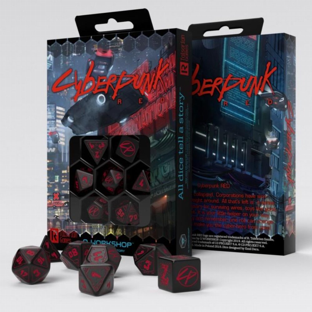 Σετ Ζάρια – Cyberpunk Dice Set