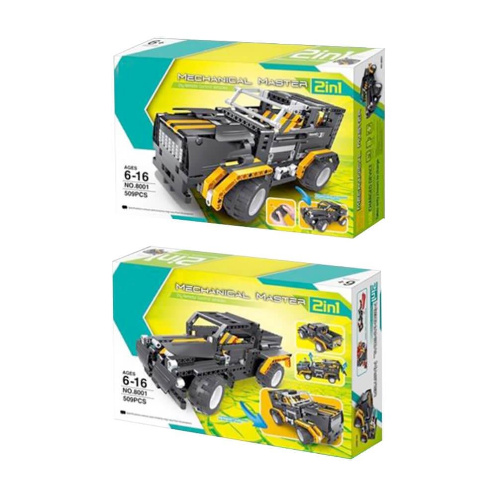STEM Mechanical Master 2 in 1 – R/C SUV Car and Pick Up Truck (509 κομμάτια)