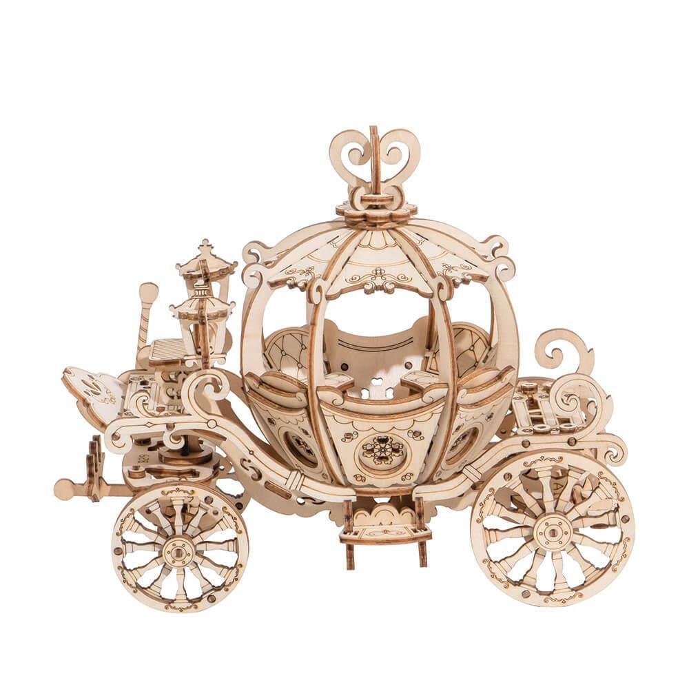 Wooden 3D Puzzle – Pumpkin Cart