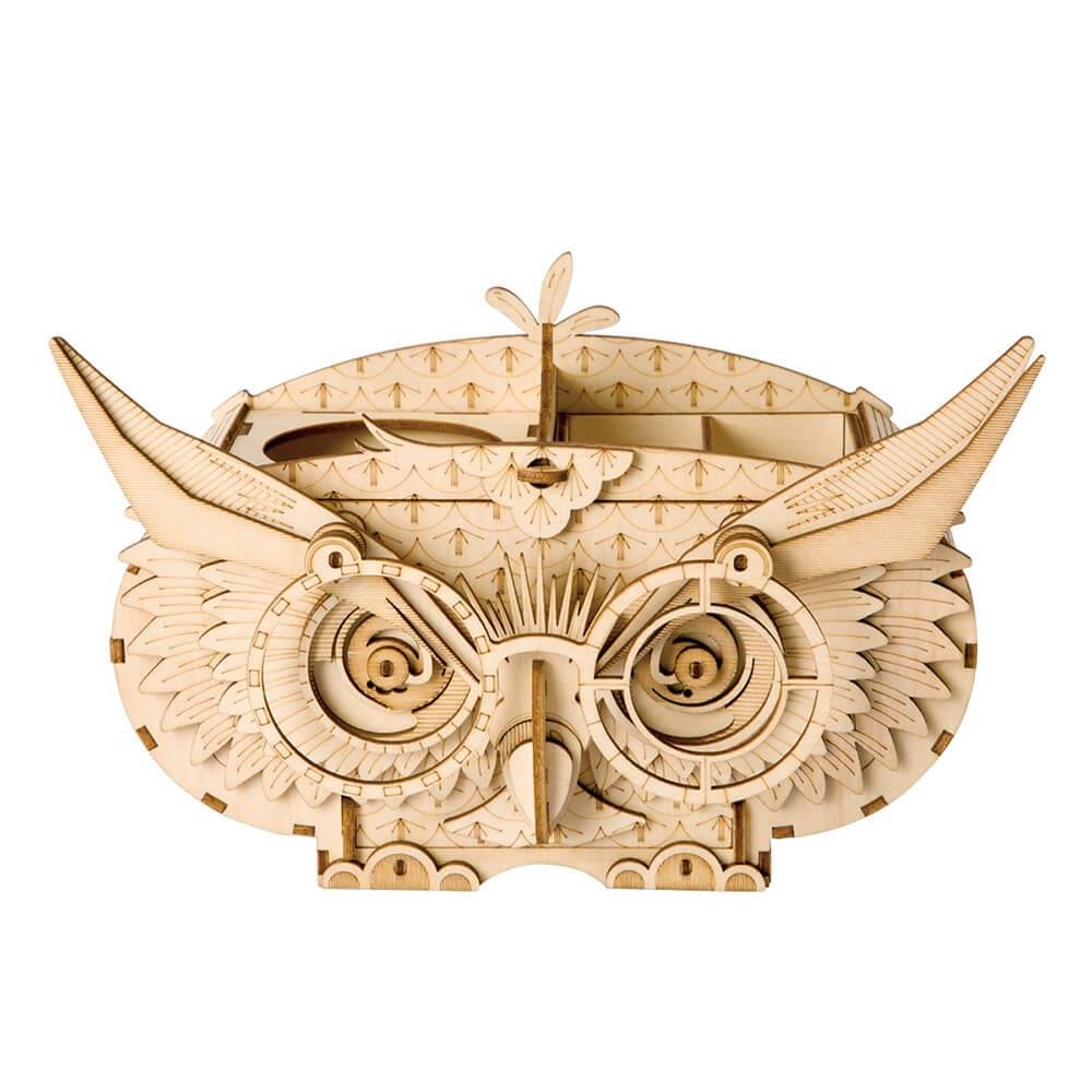 Wooden 3D Puzzle – Owl Storage Box