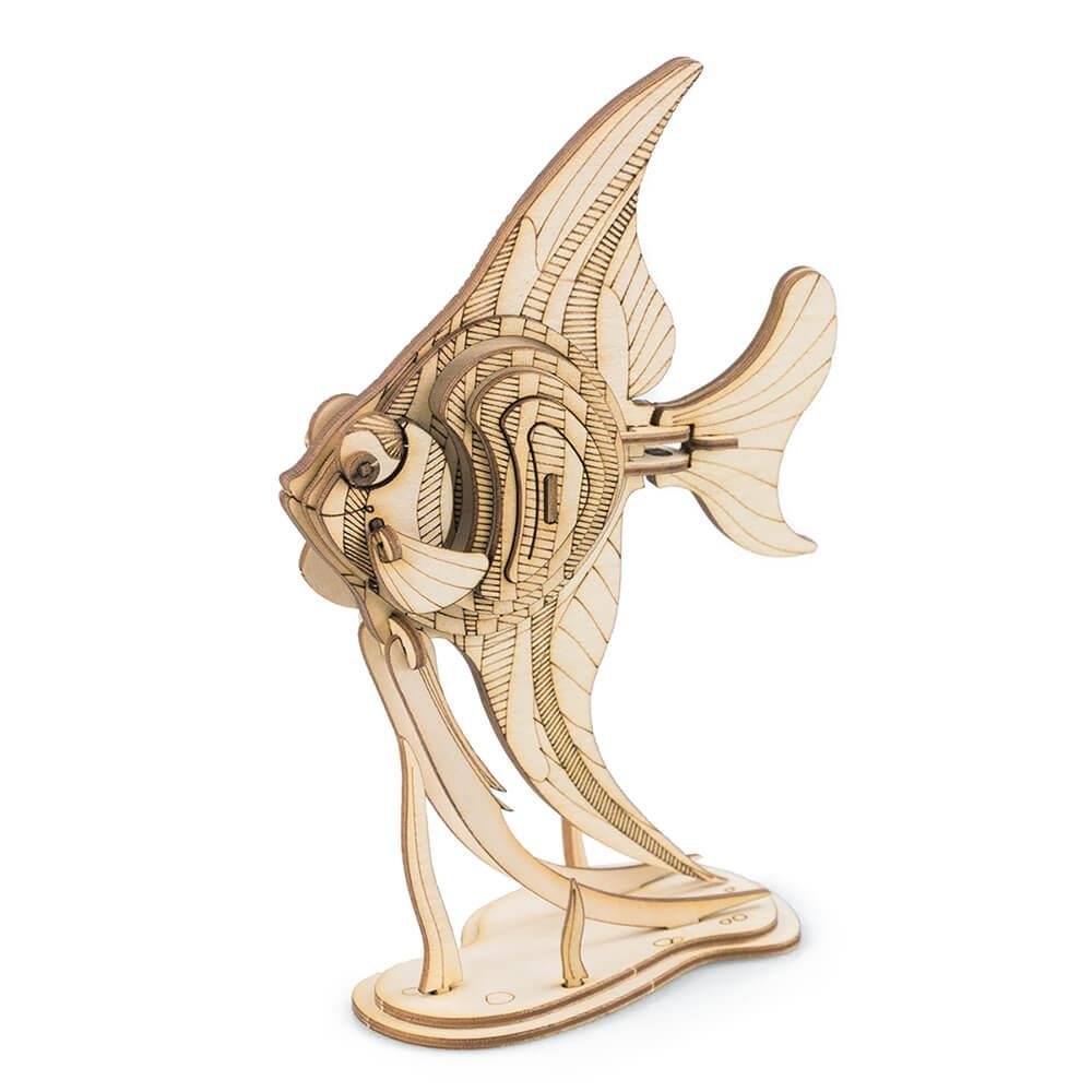 Wooden 3D Puzzle – Angel fish