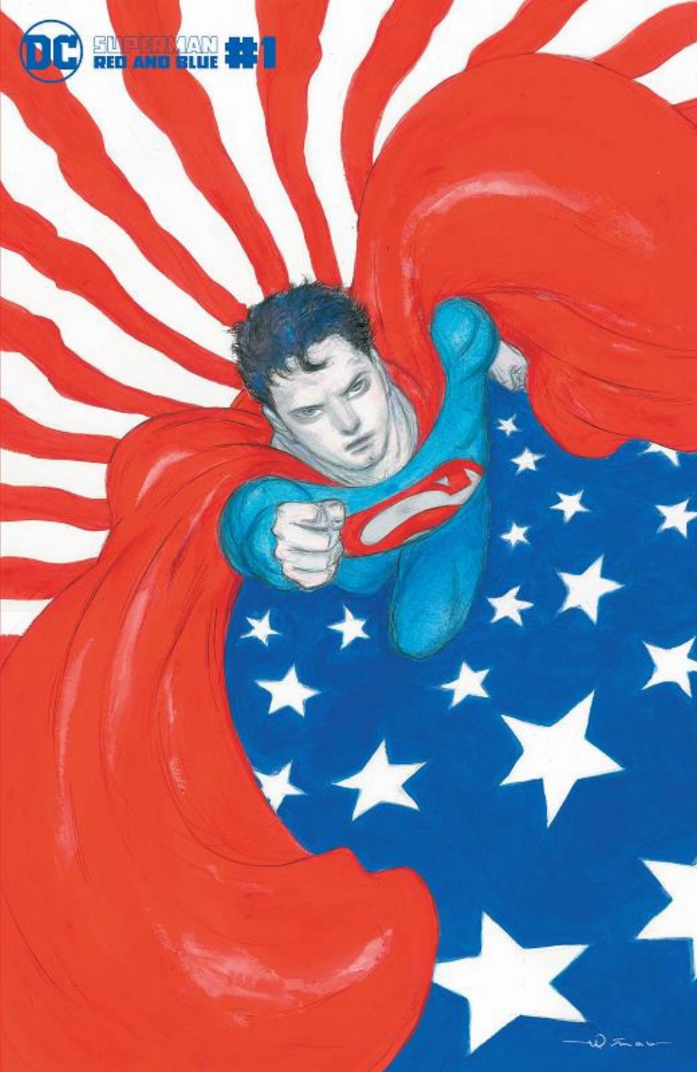 Superman Red And Blue #01 Yoshitaka Amano Variant Cover