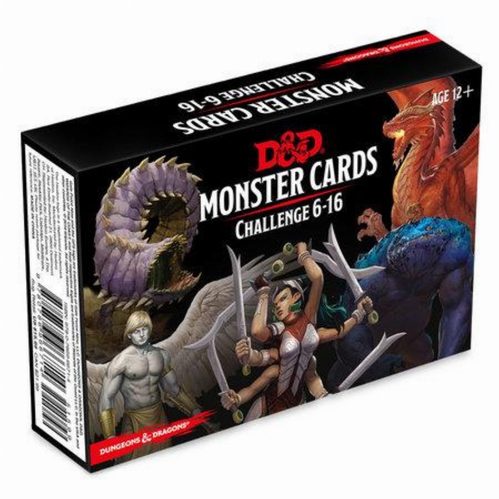 Dungeons & Dragons 5th Edition Monster Cards – Challenge 6-16 (74 Cards)
