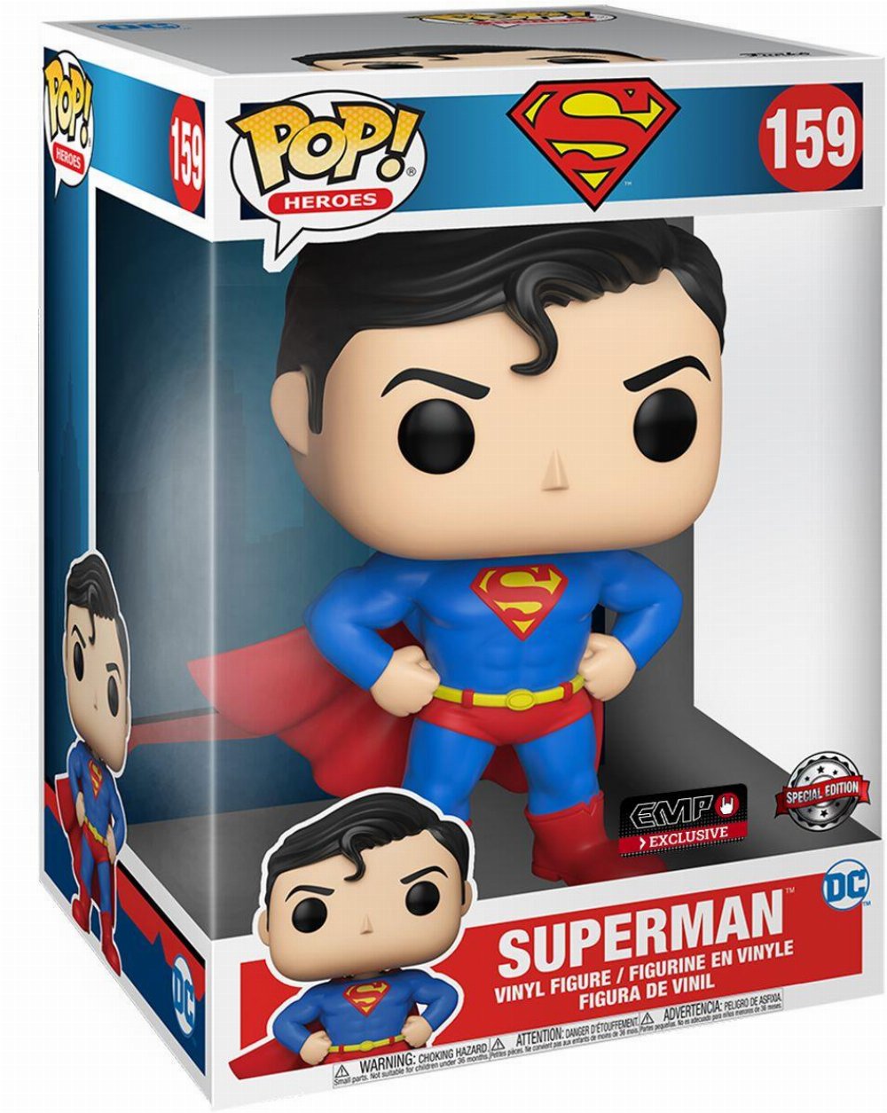 Φιγούρα Funko POP! DC Heroes – Superman #159 Jumbosized (Exclusive)