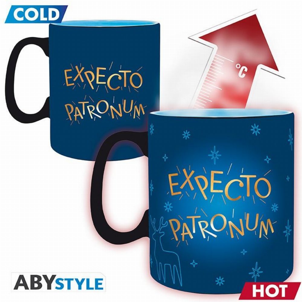 Harry Potter – Expecto Patronum Heat Change Κεραμική Κούπα (460ml)