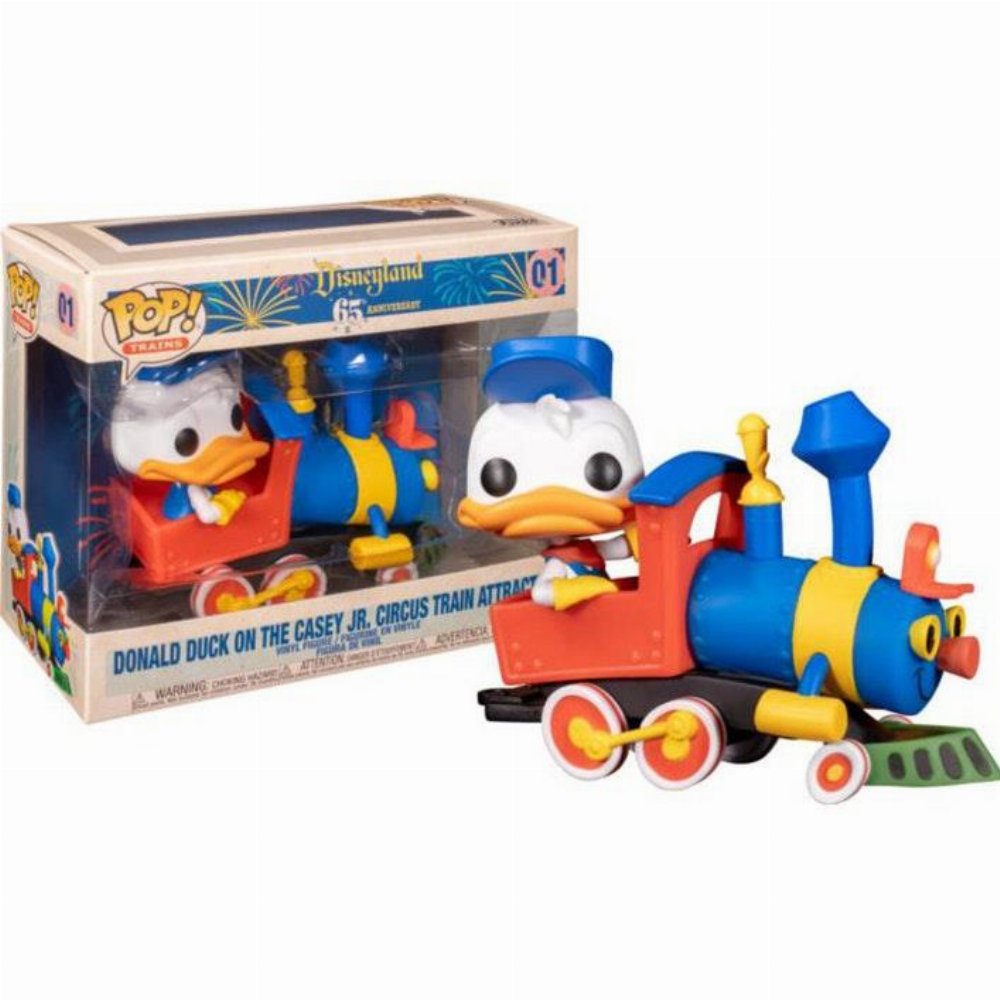 Φιγούρα Funko POP! Trains: Disneyland 65th Anniversary – Donald Duck on the Casey Jr. Circus Train Attraction #01