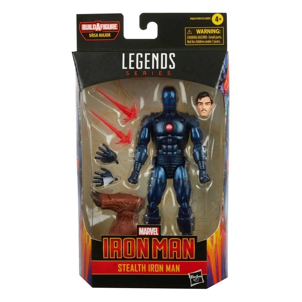 Marvel Legends – Stealth Iron Man Action Figure (15cm) (Build-a-Ursa Major Figure)