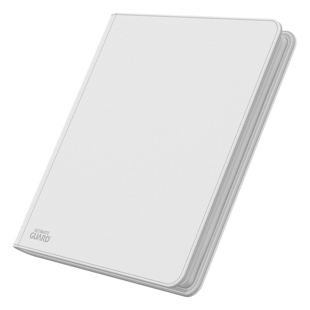 Ultimate Guard 12-Pocket Zipfolio (Quadrow) Pro-Binder – XenoSkin White