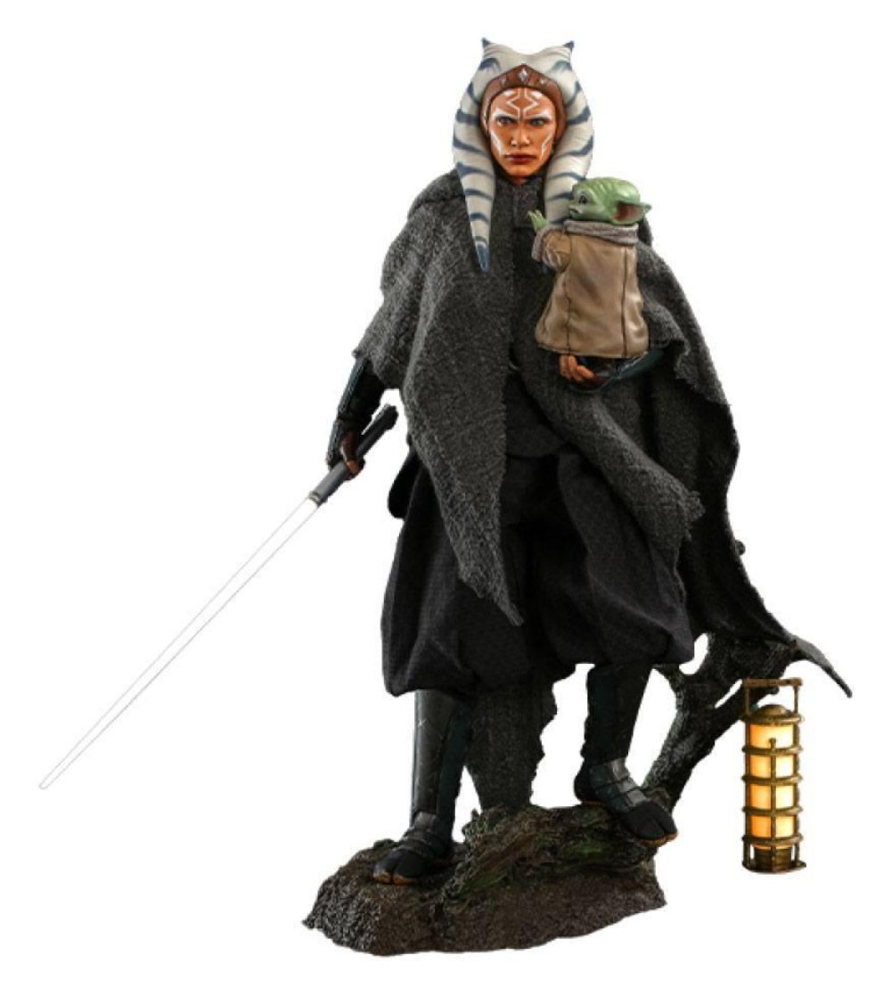 Star Wars: The Mandalorian: Hot Toys Masterpiece – Ahsoka Tano and Grogu 2-Pack Φιγούρες Δράσης (29cm)