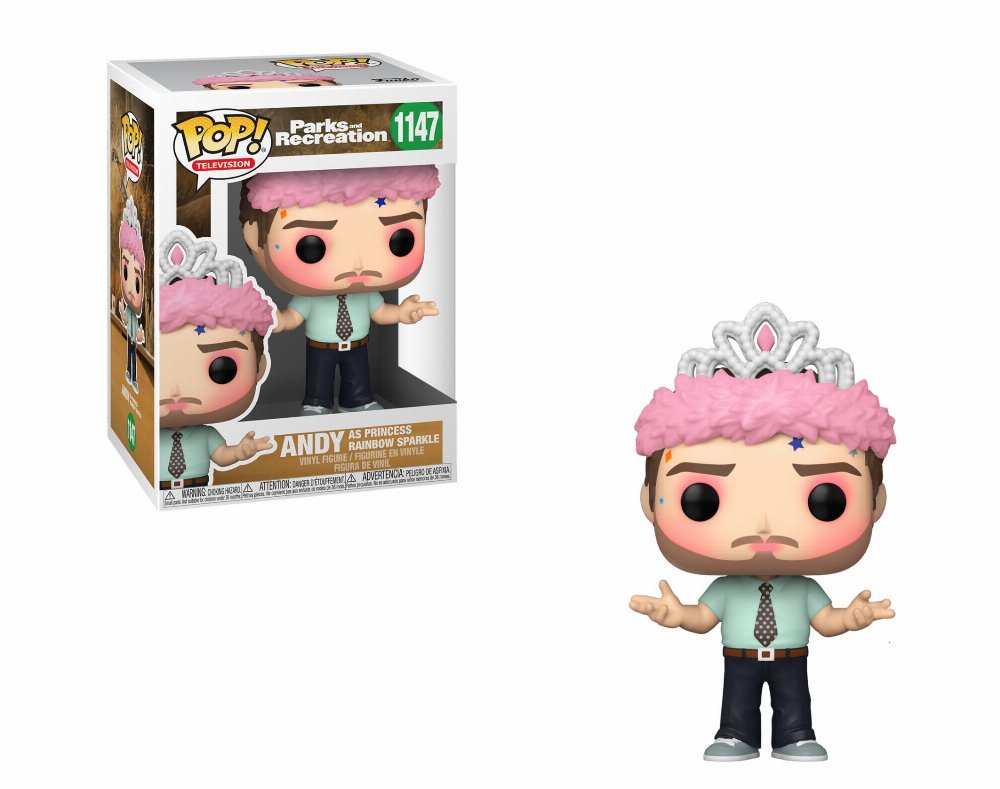 Φιγούρα Funko POP! Parks and Recreation – Andy as Princess Rainbow Sparkle #1147