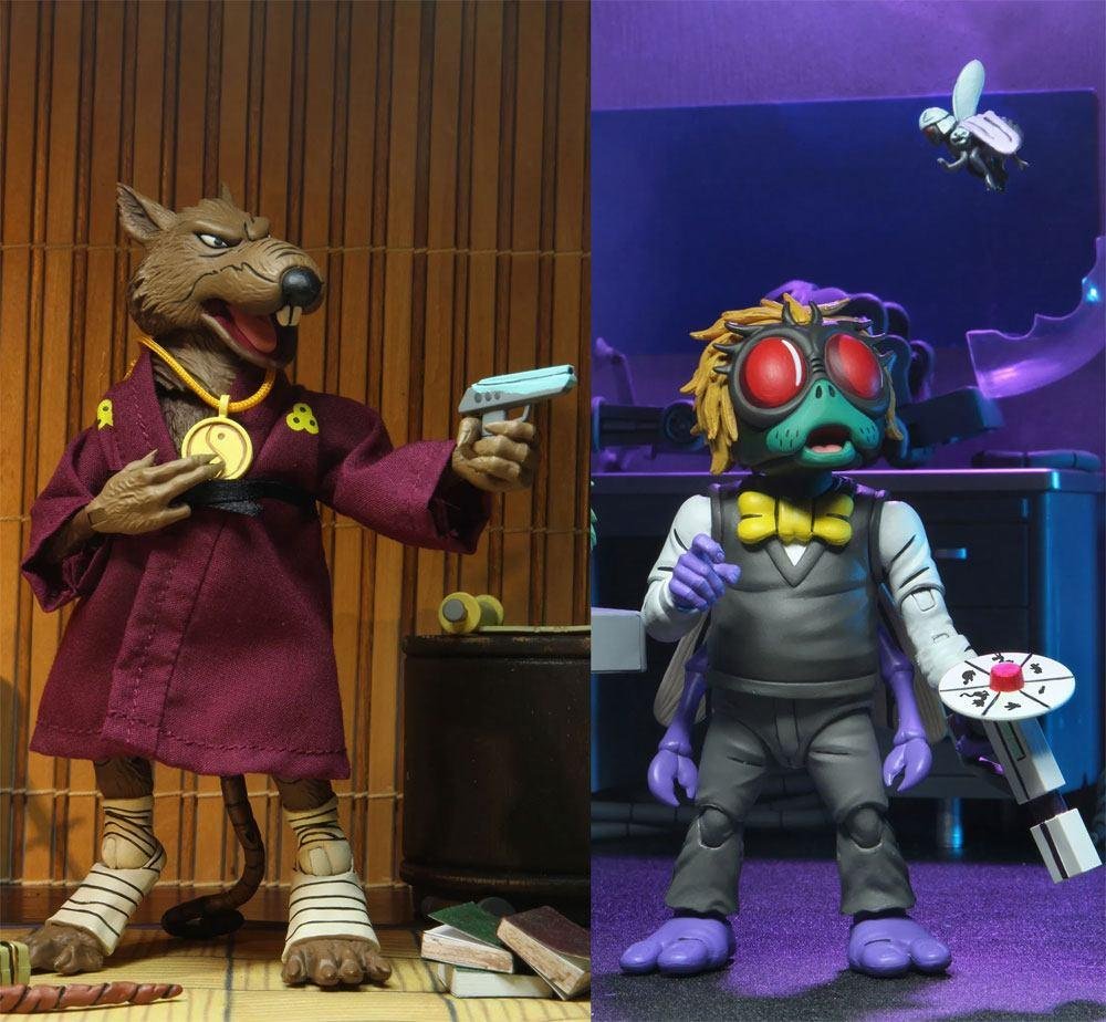 Φιγούρα Teenage Mutant Ninja Turtles – Splinter and Baxter 2-Pack Action Figures (18cm)
