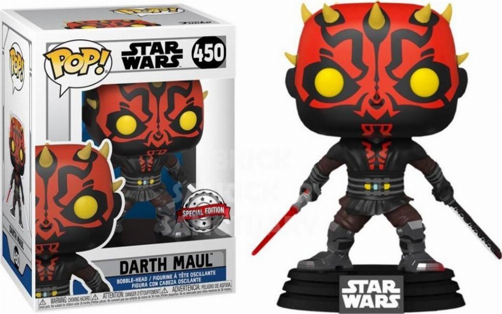 Φιγούρα Funko POP! Star Wars: Clone Wars – Darth Maul with Lightsabers #450 (Exclusive)