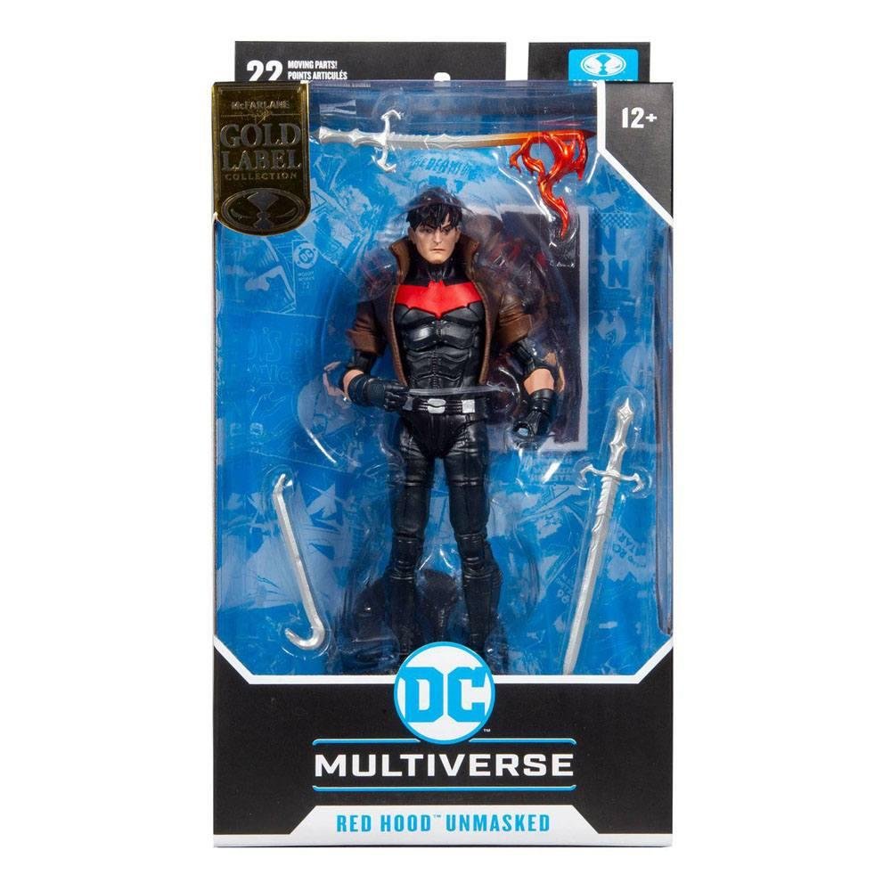 DC Multiverse: Gold Label Collection – Red Hood Unmasked Φιγούρα Δράσης (18cm)